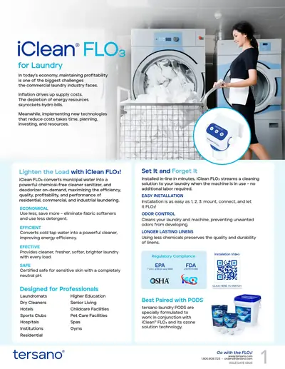FLO3 untuk Binatu Industri